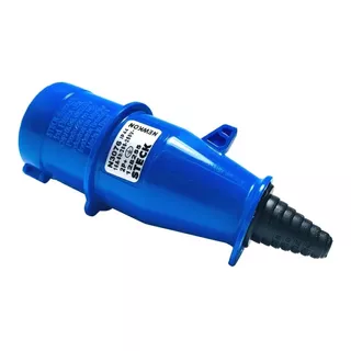 Plug Newkon 2p+t 16a 200/250v 6h Ip44 N3076 Steck Cor Azul