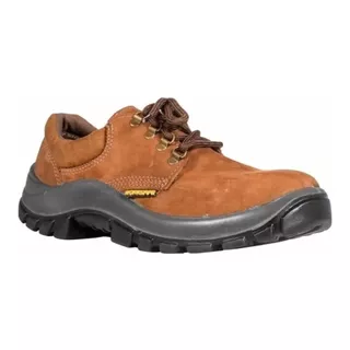 Zapato De Trabajo Cuero Nobuck 34 A 47 Work Safe Pta Plastic