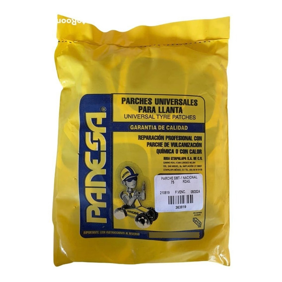 Parches Panesa Smt-1 Para Llanta 57mm 75pzs