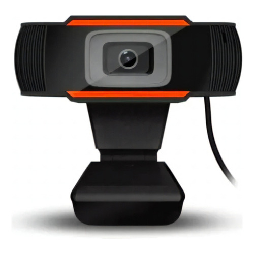 Webcam Wesdar Usb Full Hd 1080p Con Micrófono Incorporado Color Negro