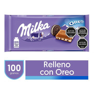 Chocolate Milka® Relleno Con Oreo Y Crema Barra 100 G