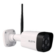 Câmera De Segurança Elsys Esc-wb3f Com Resolução De 2mp Visão Nocturna Incluída Branca