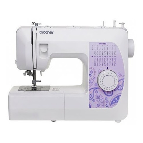 Máquina de coser recta Brother BM3850 portable blanca 220V