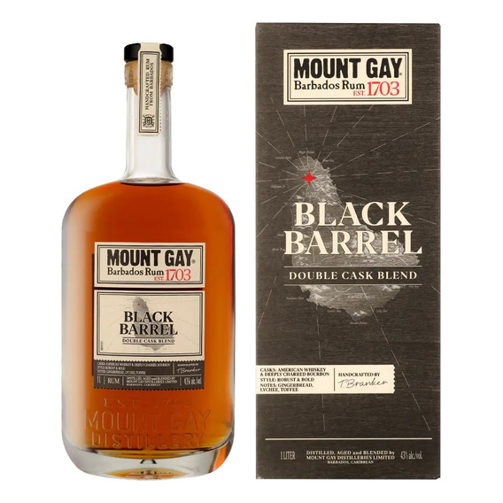 Ron Mount Gay Black Barrel 1 Litro - Oferta