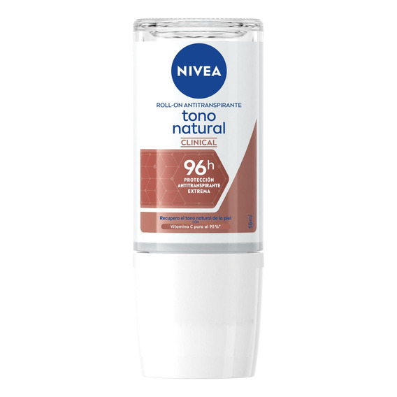 Nivea Desodorante Clinical Tono Natural Roll-on X 50 Ml