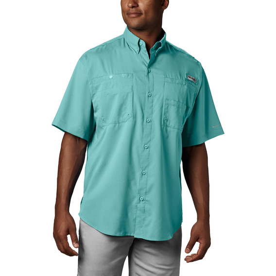 Camisa Columbia Para Hombre Tamiami Ii Ss Shirt  Azul