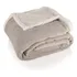 Frazada Reversible Queen Polar Corderito Microfibra 200x220 Color Gris