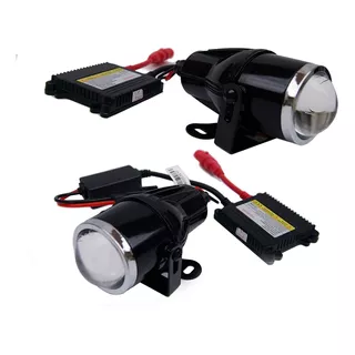 Faros Auxiliares Niebla Con Lupa Y Xenón 55w Universales