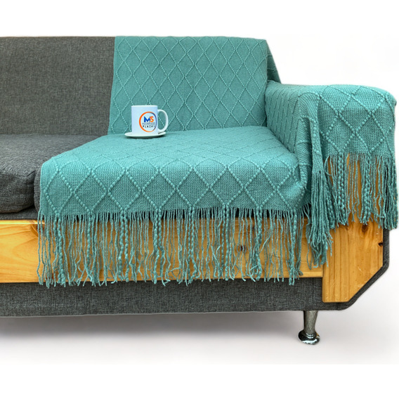 Manta Decorativa Tejida Estilo Nordico Para Sofa Sillon Cama