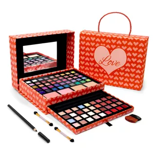 Kits Sombras Profesional 2 Niveles Caja De Regalo 40 Colores