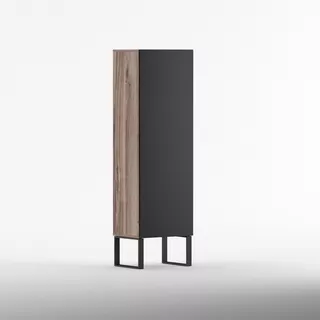  Ballsellings Mueble Aparador Vajillero Madera Moderno Alto - Vertical Color Negro