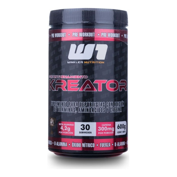 Pre-entreno Kreator 600grs 30 Servicios - Winkler Nutrition