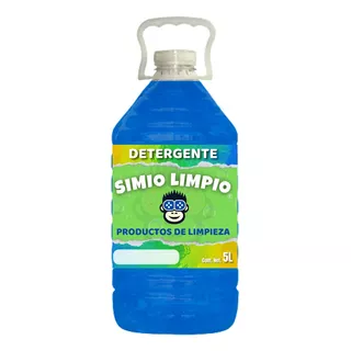 Detergente Jabon Liquido Ropa Colores 5 Litros Simio Limpio
