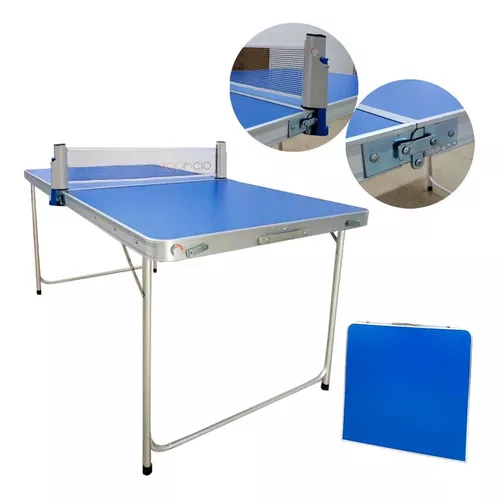 Mesa Ping-pong Dobrável De Camping Aktive - Azul - Mesa Aktive