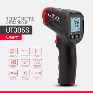 Termometro Digital Infrarrojo Pirometro Temperatura Uni-t