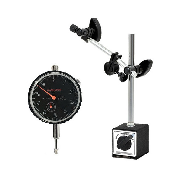 Base Magnetica + Reloj Comparador Hamilton Aut55 Aut54