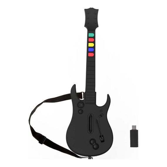 Controlador De Guitarra Inalámbrico Para Juegos Ps3 Y Pc