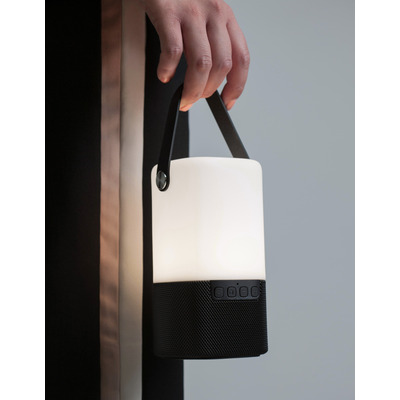 Lampara Led Velador Portatil Donata Negra Tl2000 Bateria Mks