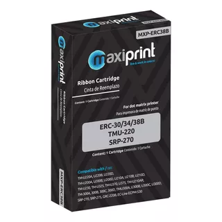 Cinta Maxiprint Compatible Con Epson Er 30/34/38 