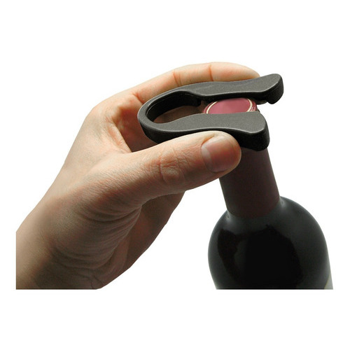 Descapsulador Negro Ergonómico Para Vino Vin Bouquet
