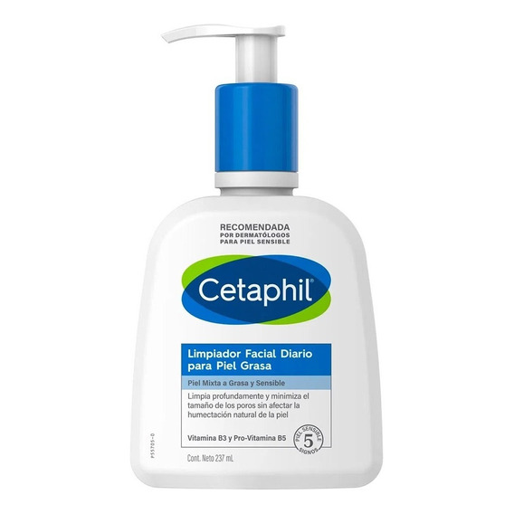 Cetaphil Locion Limpiadora Piel Grasa Y Sensible 237 Ml