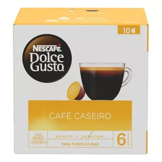 Café Caseiro Em Cápsula Nescafé Dolce Gusto 10 Unid