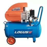 Compresor De Aire Eléctrico Portátil Logus Cl-2550 Monofásico 50l 2.5hp 220v 50hz Azul