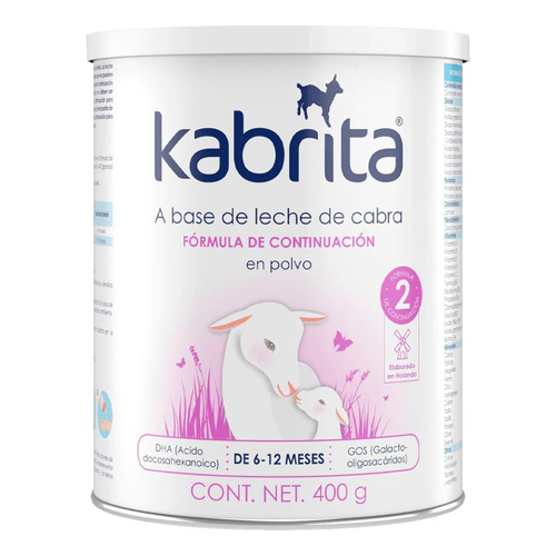 Leche de fórmula en polvo Ausnutria BV Kabrita Fórmula de Continuación en lata de 1 de 400g - 6  a 12 meses