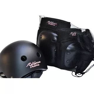 Kit De Proteção C/ Capacete California Dreams