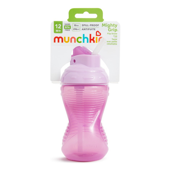 Vaso Entrenador Munchkin 10 Oz Pitillo Retractil