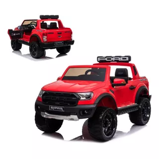 Carro A Bateria Ford F150 Ranger Licenciada Para Niña Pink Color Rojo