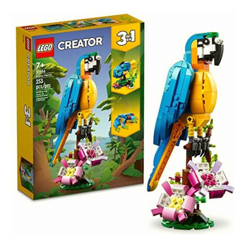 Kit Lego Lego Creator 31136 Perico Exótico 253 Pz