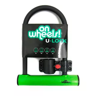 Candado De Bicicleta U-lock Corto Verde