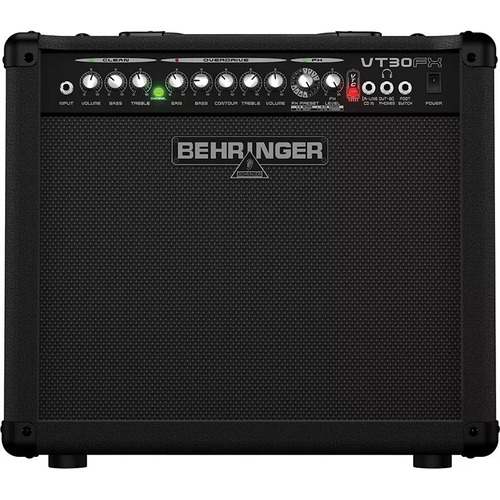 Amplificador de guitarra Behringer Virtube VT30fx de 30 W, color negro