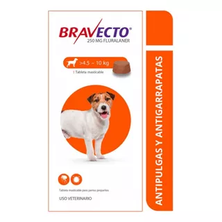 Antipulgas Para Perro Bravecto 4.5 - 10 Kg