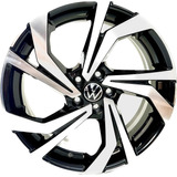 Rodas Polo Fox Aro 15 5x100 Jogo Scorro S277 Bicos Cor Diamantada Preta