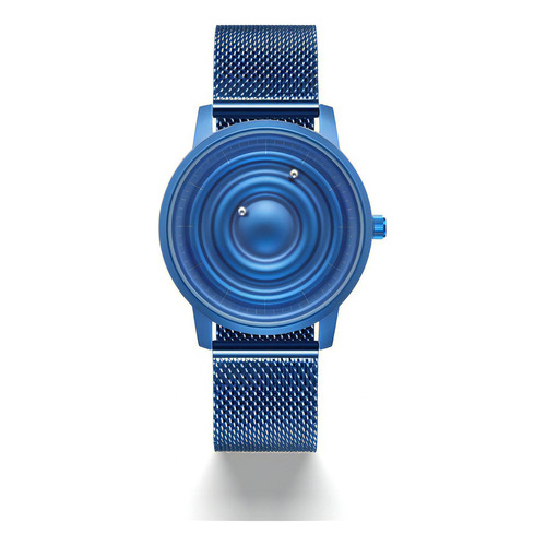 Reloj Magnético Eutour E041 Relojes De Cuarzo De Moda Color Del Fondo Azul