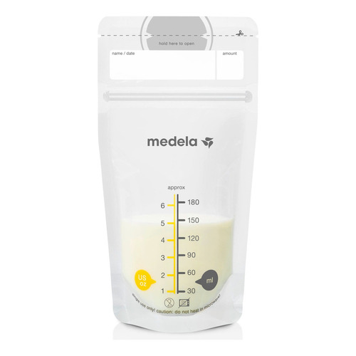 Medela Bolsas Para Almacenar Leche Materna 6oz/180ml 25pzs