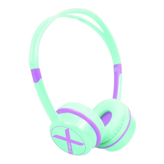 Auriculares Inalambricos Bluetooth Niños Kids Hp-k20 Color Turquesa