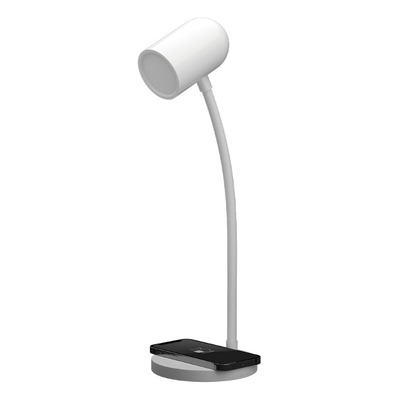 Lampara Velador Saturno Blanco Led Carga Celular Dimer Mc