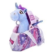 Peluche Mascota Unicornio Con Cartera - El Duende Azul 