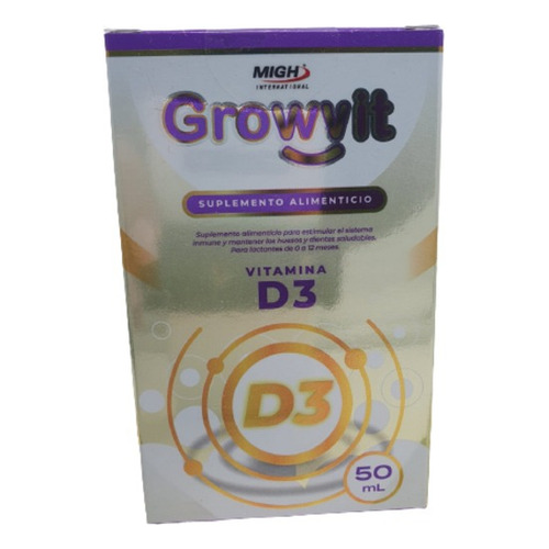 Growvit Multivitaminico Para Lactantes Vitamina D3 Sabor Natural