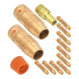 Kit Solda Mig Bico Contato 1.2mm Bocal Difusor Tme-306 14pçs