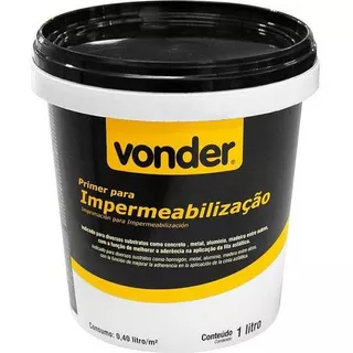 Primer Para Impermeabilizante 1,0 Litro  - Vonder