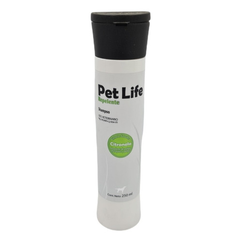 Biozoo Pet Life Shampoo Repelente Para Perros 250ml Fragancia Citronela Tono De Pelaje Recomendado Todos