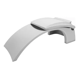 Reposera Plastica Amalfi Modelo Confort Con Respaldar Rebatible Reforzada Color Blanco