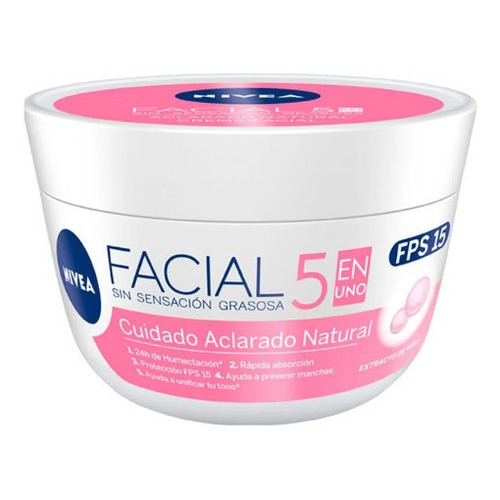 Crema Facial Nivea 5en1 Aclarante 50ml