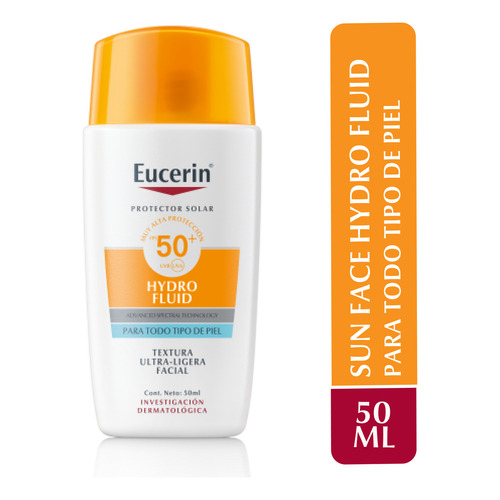 Eucerin protector solar facial hydro fluid fps50+ 50 ml
