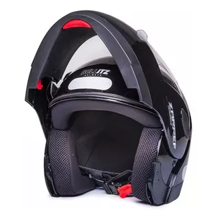 Capacete Taurus Bullitz Zarref Classic Articulado Preto