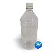 Botellas Plasticas Pet 1 Litro Tapa Rosca X 240 Un